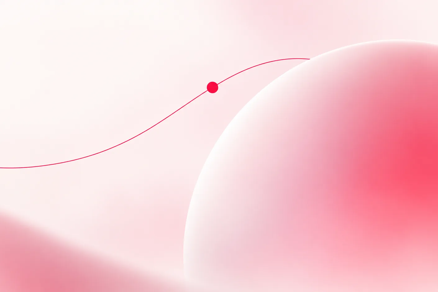A magenta point travelling along a thin line out of open space towards a large, glowing pink sphere: an engineer leaving the vendor's side to work inside the client's own world.